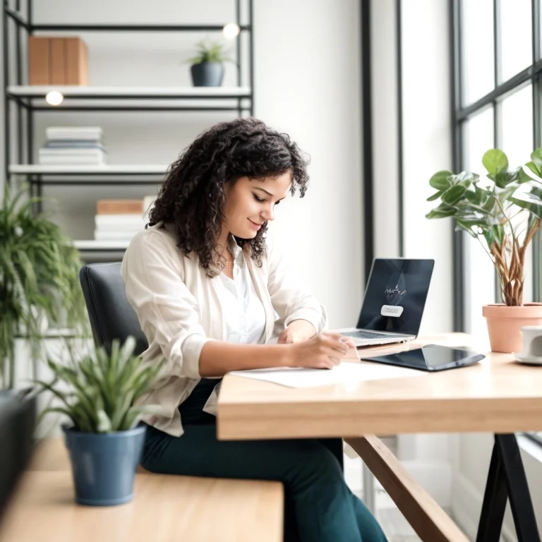 Nachhaltige Karriereentwicklung Illustration